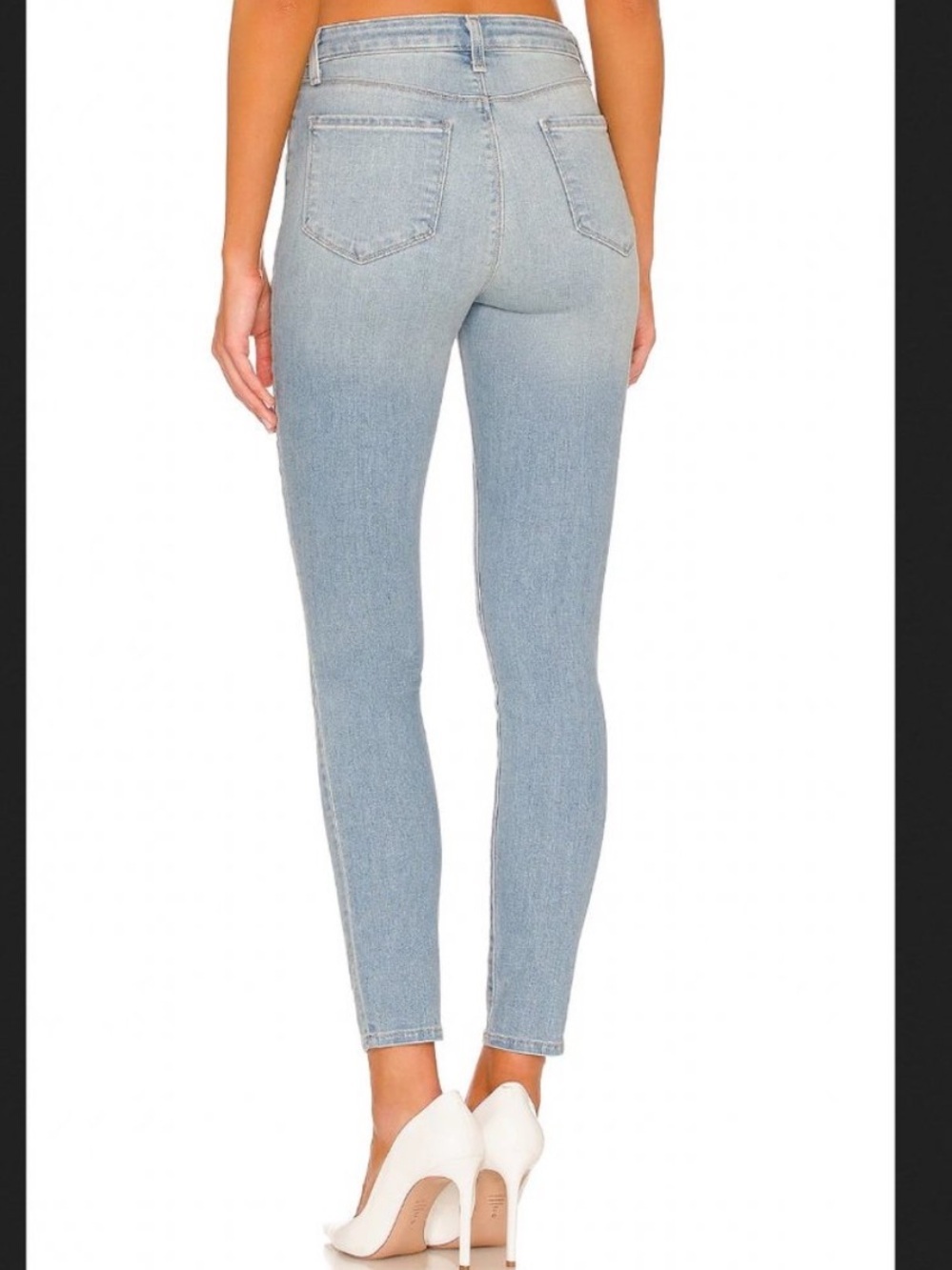 L'AGENCE Monique Ultra High-Rise Skinny Jeans Melrose Denim Women’s Size 31 - Picture 2 of 11